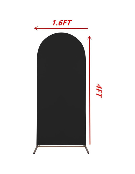Cubierta de Arco de Boda Vazak 1.22m Spandex Negro Cubierta de Arco de Boda Vazak 1.22m Spandex Negro