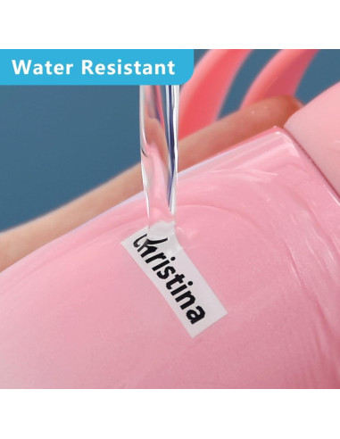 Cinta de Etiquetado Hehua TZe221 6 Paquetes 9mm Negro sobre Blanco