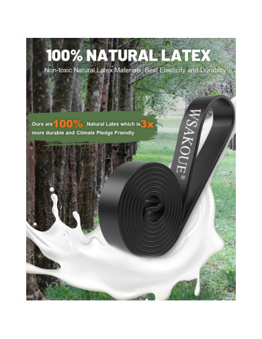 Set de Bandas de Resistencia WSAKOUE 5 Niveles 2.3-56.7 kg