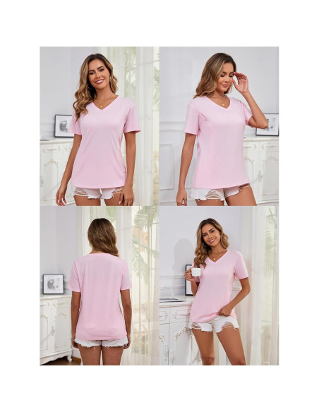 Camisas de Lactancia Ecavus Paquete de 3 con Cremallera Oculta Camisas de Lactancia Ecavus Paquete de 3 con Cremallera Oculta