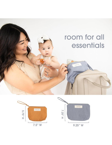 Juego de Bolsas Pearhead Cosas de Mamá y Bebé - Set 2 Piezas
