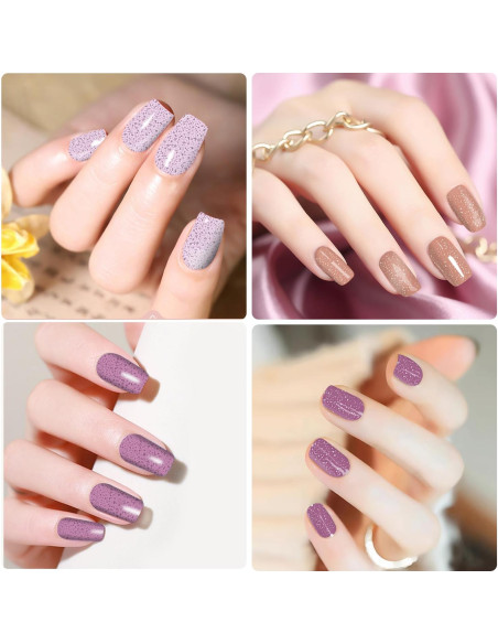 Wokoto 20 Hojas de Pegatinas de Esmalte de Uñas Brillantes Wokoto 20 Hojas de Pegatinas de Esmalte de Uñas Brillantes