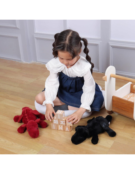 Juguete de Peluche Dragón Ciruela Acostado Apricot Lamb 38 cm Juguete de Peluche Dragón Ciruela Acostado Apricot Lamb 38 cm
