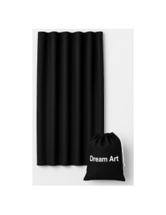 Cortina Opaca Portátil DREAM ART 130x180cm Ajustable Negra