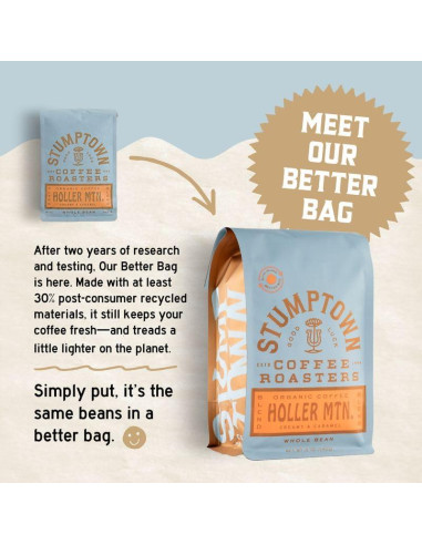 Café Orgánico Stumptown Holler Mountain 340g - Notas Cítricas