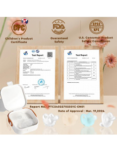 Chupetes Ortodónticos de Silicona para Bebés - 4 Piezas Blancos 2