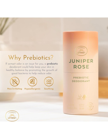 Desodorante Natural Honestly pHresh Rosa de Enebro 68g Desodorante Natural Honestly pHresh Rosa de Enebro 68g