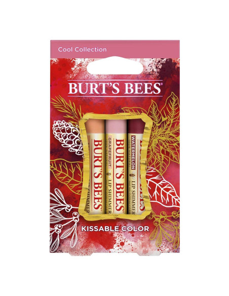 Set de Regalo Burt's Bees - 3 Brillos Labiales Naturales Set de Regalo Burt's Bees - 3 Brillos Labiales Naturales
