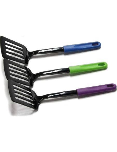 Espátula de Nylon Chef Craft 29.2 cm Azul/Negro Resistente Espátula de Nylon Chef Craft 29.2 cm Azul/Negro Resistente