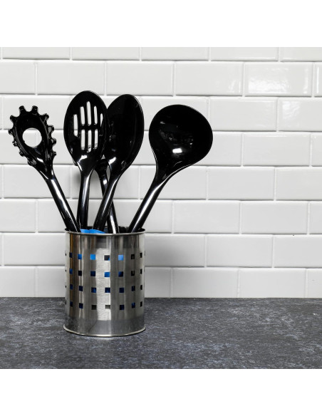 Espátula de Nylon Chef Craft 29.2 cm Azul/Negro Resistente Espátula de Nylon Chef Craft 29.2 cm Azul/Negro Resistente