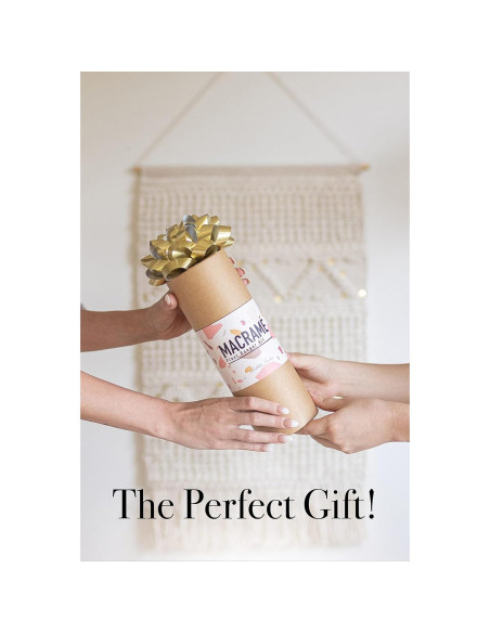 Kit de Macramé Aesthetic Creative para 3 Soportes de Plantas Kit de Macramé Aesthetic Creative para 3 Soportes de Plantas
