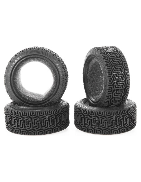 Neumáticos de Caucho 1/10 LAFEINA 68mm para Coche RC Rally Neumáticos de Caucho 1/10 LAFEINA 68mm para Coche RC Rally