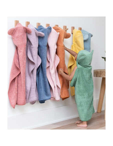 Conjunto de Toalla de Baño con Capucha Bella Tunno Rosa Conjunto de Toalla de Baño con Capucha Bella Tunno Rosa