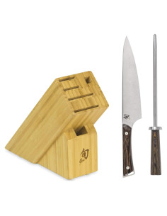 Conjunto de Cuchillos de Cocina Shun Kanso 3 Piezas Acero Inoxidable