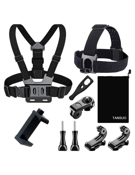 Kit de Arnés de Montaje en el Pecho TANSUO para Cámara y Smartphone Kit de Arnés de Montaje en el Pecho TANSUO para Cámara y Smartphone