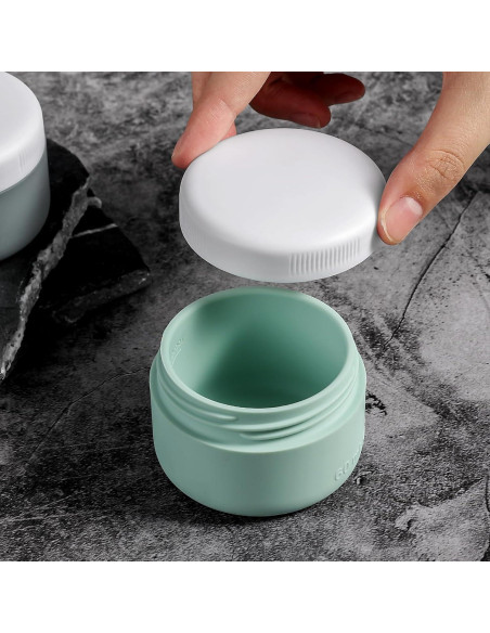 Contenedores de Viaje KUANGRE 60ml Silicona A Prueba de Fugas Contenedores de Viaje KUANGRE 60ml Silicona A Prueba de Fugas