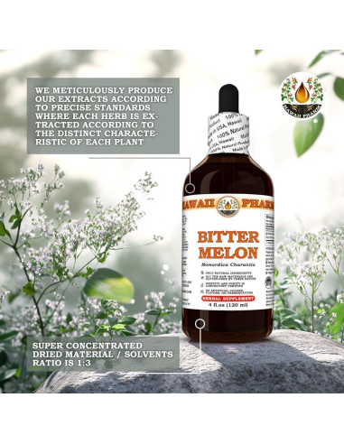 Extracto Líquido de Melón Amargo Hawaii Pharm 946 ml Natural