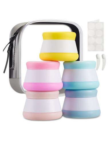 Contenedores de Viaje INSFIT 20ml 5pcs Silicona A prueba de Fugas