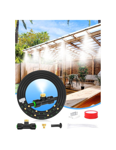 Nebulizador de Patio Lekit 8.4M con Boquillas de Bronce