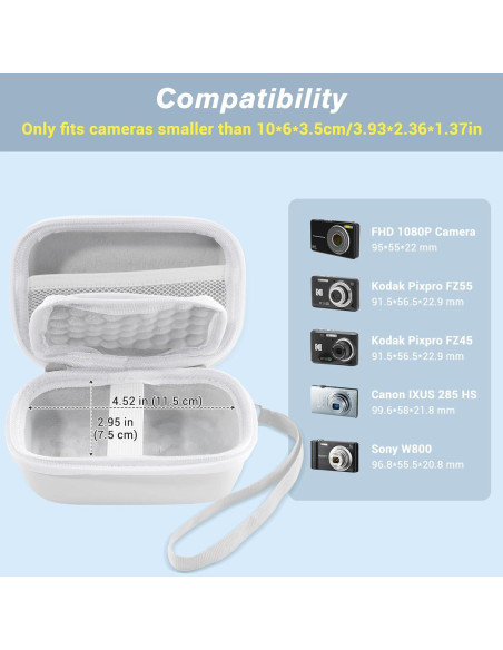 Funda Compacta ProCase para Cámara Digital Kodak - Blanca Funda Compacta ProCase para Cámara Digital Kodak - Blanca
