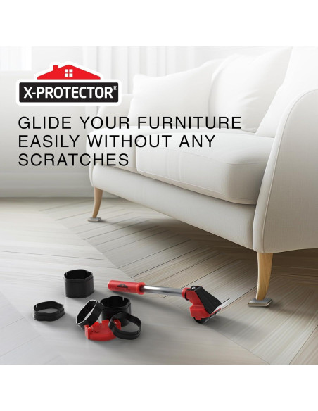 Elevador de Muebles X-Protector con 24 Deslizadores 5.08 cm Elevador de Muebles X-Protector con 24 Deslizadores 5.08 cm