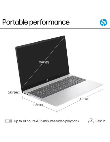 HP Computadora Portátil Táctil 15.6" i3-1215U 16GB RAM 512GB SSD