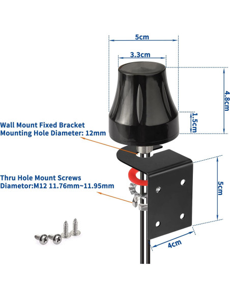 Antena MIMO 4G LTE Bingfu SMA Masculino 3dBi Impermeable Antena MIMO 4G LTE Bingfu SMA Masculino 3dBi Impermeable