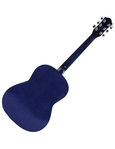 Guitarra Acústica RockJam W-101 Completo Azul con Accesorios