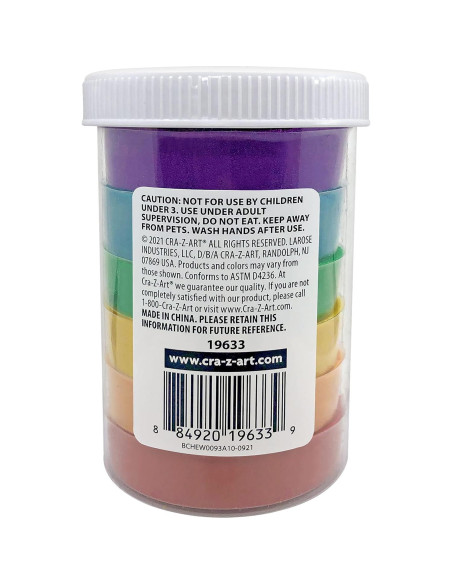 Tarro de Arena Arcoíris Cra-Z-Sand 544g con Herramienta Sorpresa Tarro de Arena Arcoíris Cra-Z-Sand 544g con Herramienta Sorpresa