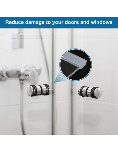 Bisel U Channel de Goma Silicona PATIKIL 4m Transparente