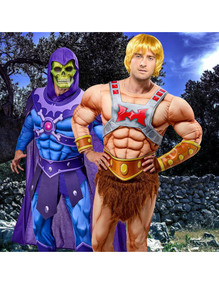 Peluca He-Man Rubies para Adultos - Licencia Oficial - Amarilla