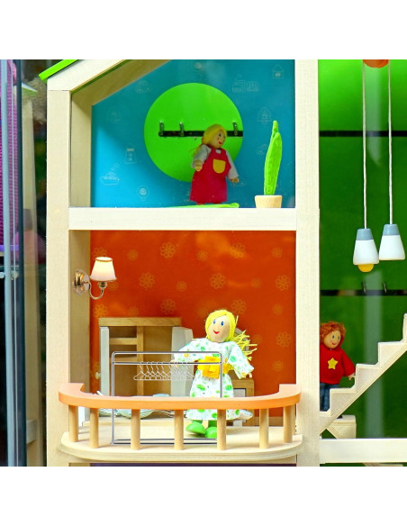 Conjunto de Percheros de Ropa de Muñeca Toddmomy - Hierro Miniatura Conjunto de Percheros de Ropa de Muñeca Toddmomy - Hierro Miniatura