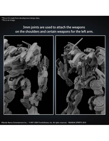 Kit de Modelo Bandai Hobby Armored Core VI CC-2000 1/144