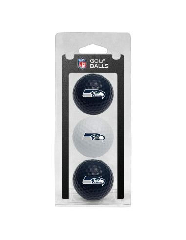 Pelotas de Golf Team Golf NFL Seattle Seahawks - Paquete de 3