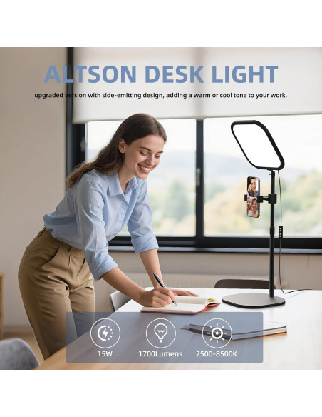 Luz de Anillo ALTSON 10" LED para Video Conferencias Luz de Anillo ALTSON 10" LED para Video Conferencias