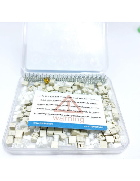 Kit de Conectores JST GH 1.25mm 2-Pin CQRobot - 100 Juegos Kit de Conectores JST GH 1.25mm 2-Pin CQRobot - 100 Juegos