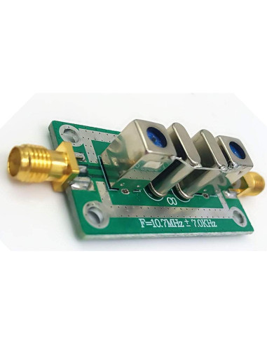 Filtro de paso de banda Taidacent 10.7MHz +/-7KHz 24x47mm