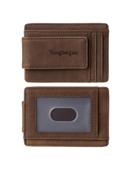 Billetera Minimalista Toughergun de Cuero con Bloqueo RFID Billetera Minimalista Toughergun de Cuero con Bloqueo RFID