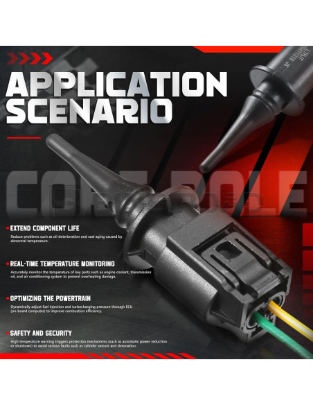 Sensor de Temperatura Ambiental Compatible Mercedes Benz 0075421318 Sensor de Temperatura Ambiental Compatible Mercedes Benz 0075421318