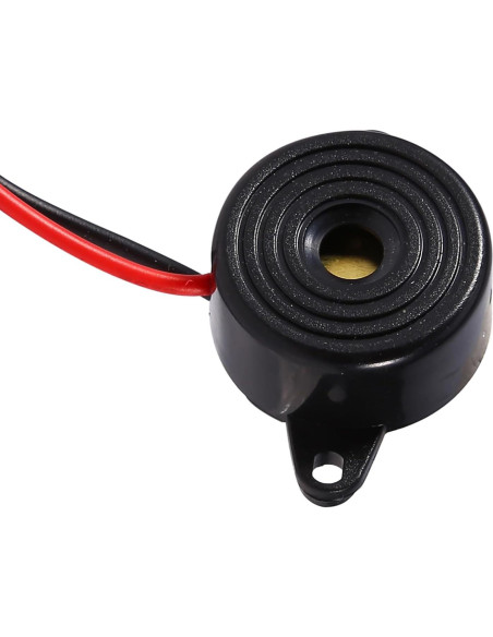 Zumbador Electrónico Piezoeléctrico Garosa 12V 23mm 85-95dB Zumbador Electrónico Piezoeléctrico Garosa 12V 23mm 85-95dB