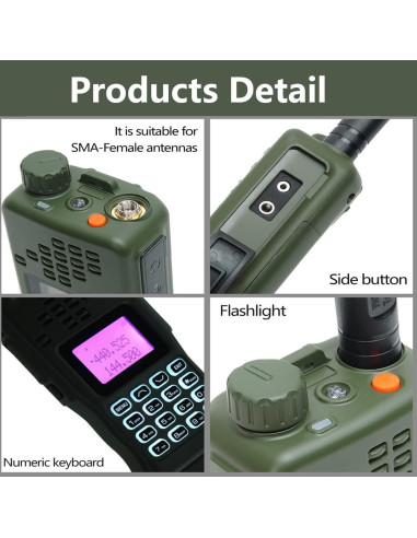 Radio Portátil Baofeng AR-152 10W Largo Alcance 2 Paquetes