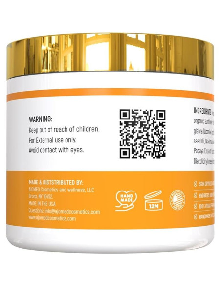 Crema Corporal Hidratante Loci con Cúrcuma y Niacinamida 226.8 g Crema Corporal Hidratante Loci con Cúrcuma y Niacinamida 226.8 g