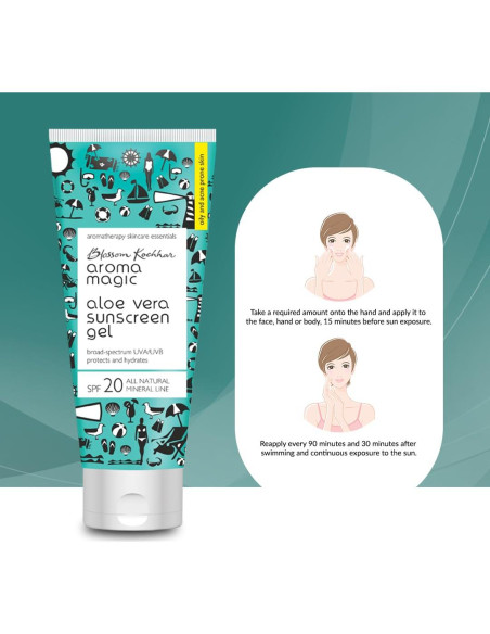 Gel Protector Solar Aroma Magic Aloe Vera SPF 20 - 100ml Gel Protector Solar Aroma Magic Aloe Vera SPF 20 - 100ml