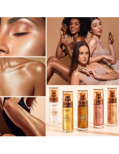 PHOERA Aceite Iluminador Bronceador para Cuerpo 28g 2