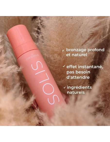 Espuma bronceadora instantánea COCOSOLIS 200 ml natural Espuma bronceadora instantánea COCOSOLIS 200 ml natural