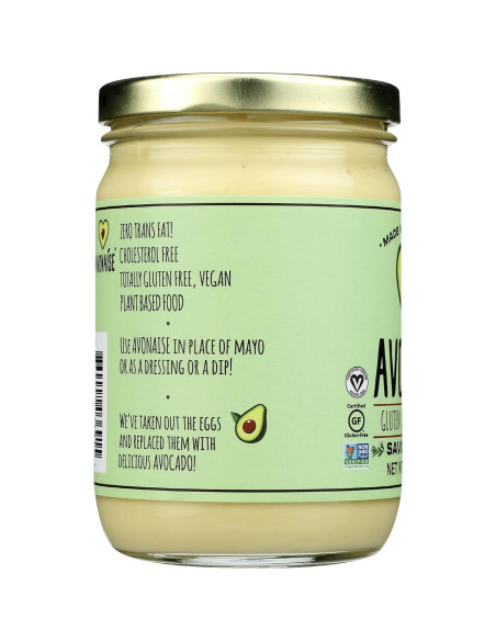 Mayonesa Vegana de Aguacate Avonais 340g con Hierbas Mayonesa Vegana de Aguacate Avonais 340g con Hierbas