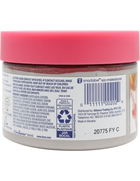 Exfoliante Corporal Dove 298 g Granada y Manteca de Karité Exfoliante Corporal Dove 298 g Granada y Manteca de Karité