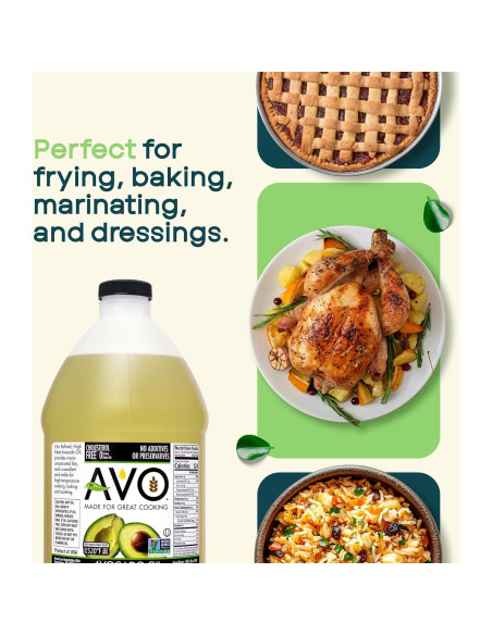 Aceite de Aguacate AVO No OGM 1.89 L Sin Conservantes Aceite de Aguacate AVO No OGM 1.89 L Sin Conservantes