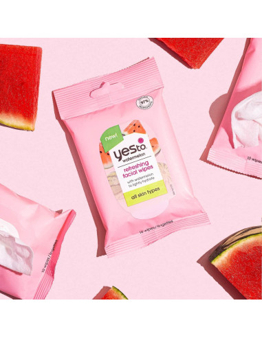 Toallitas Faciales Refrescantes Sí A Sandía 10 Unidades