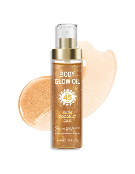 Aceite Brillante Corporal GADMLURY SPF 45 109.8 ml Ámbar Aceite Brillante Corporal GADMLURY SPF 45 109.8 ml Ámbar
